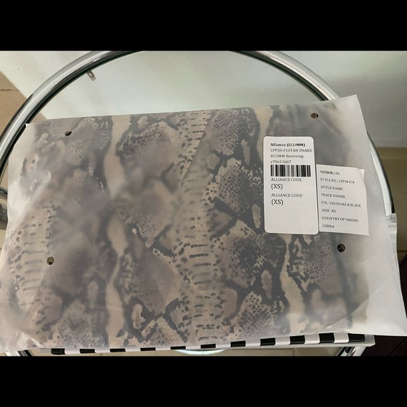 LPA TRACK JOGGER PANT IN SNAKE & BLACK - Picture 9 of 9